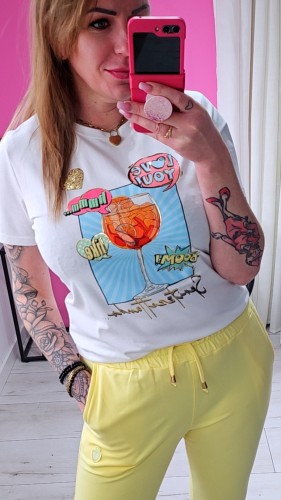 damski bawełniany t-shirt kieliszek.jpg