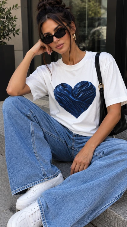 biały t-shirt niebieskie serce.png