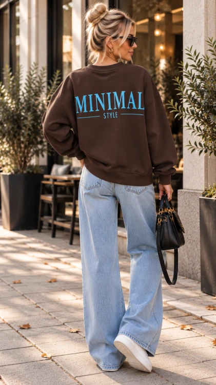 bluza bawełniana minimal bocca czekolada.png
