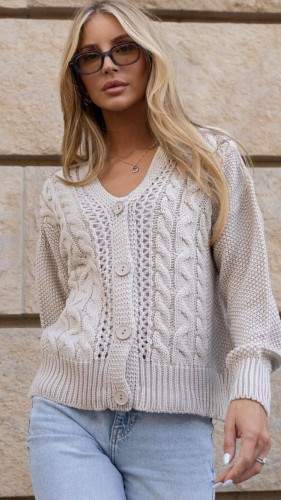 beżowy sweter kardigan bocca.jpg