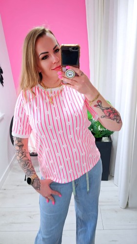 różowe paski t-shirt azara.jpg