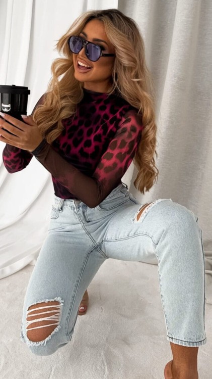 BLUZKA SIATKA SKIN GEPARD BY ME FUKSJA.jpg