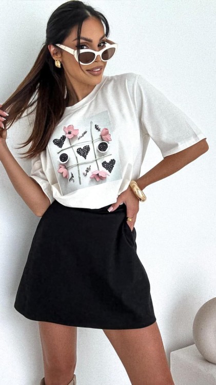 czarne bawełniane spódnico- spodenki bocca.jpg